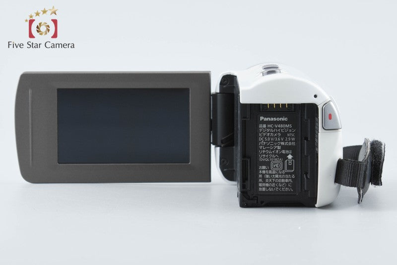 Panasonic HC-V480MS White Digital Hi-Vision Video Camera from Japan