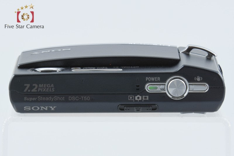 SONY Cyber-shot DSC-T50 Black Digital Camera [Japanese Language Only] from Japan