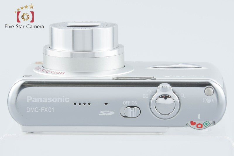 Panasonic LUMIX DMC-FX01 Silky Silver 6.0 MP Digital Camera from Japan