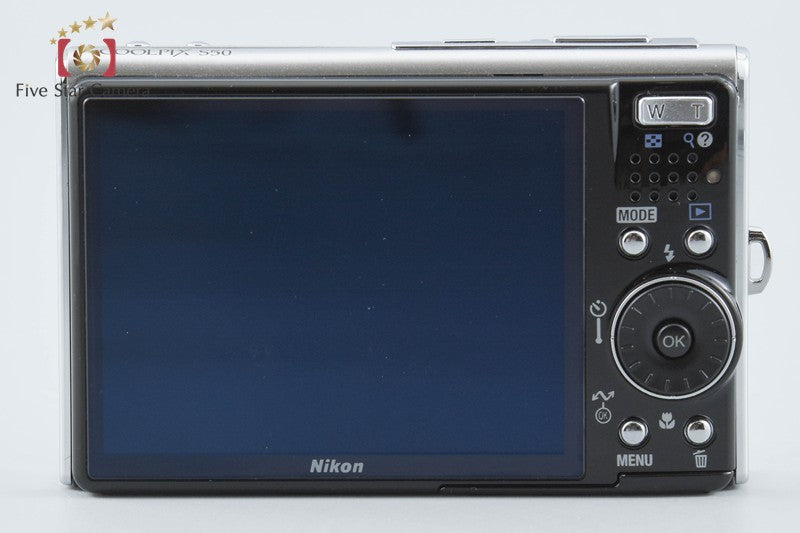 Nikon COOLPIX S50 Gloss Silver 7.2 MP Digital Camera from Japan