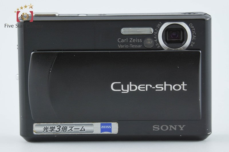Sony Cyber-Shot DSC-T1 Black 5.0 MP Digital Camera from Japan