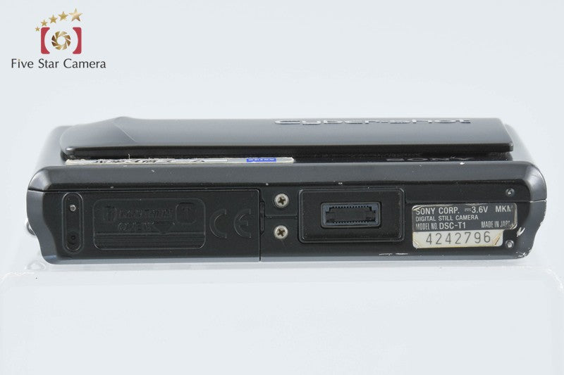 Sony Cyber-Shot DSC-T1 Black 5.0 MP Digital Camera from Japan