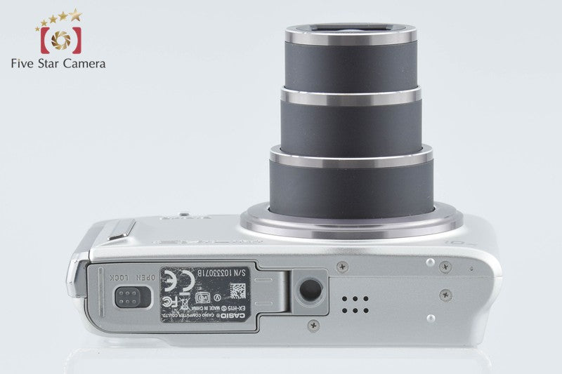CASIO EXILIM EX-H15 Silver 14.1 MP Digital Camera from Japan