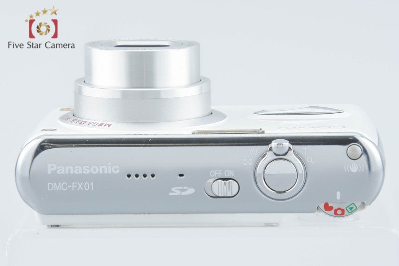 Panasonic LUMIX DMC-FX01 Pearl White 6.0 MP Digital Camera from Japan