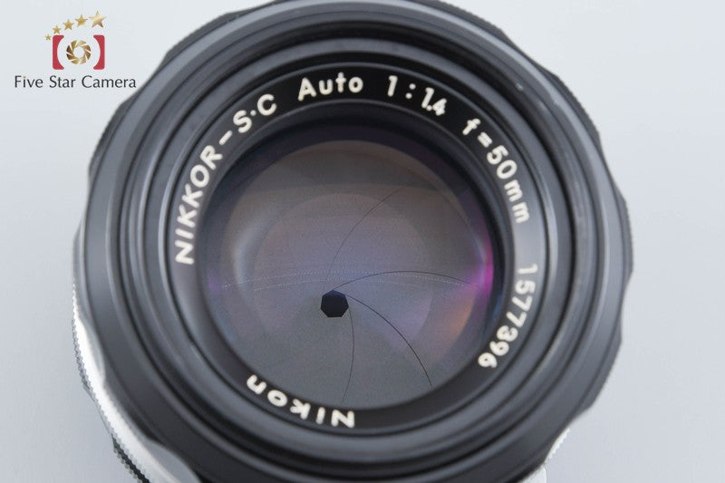 Nikon NIKKOR-S.C Auto 50mm f/1.4 Non Ai Lens from Japan