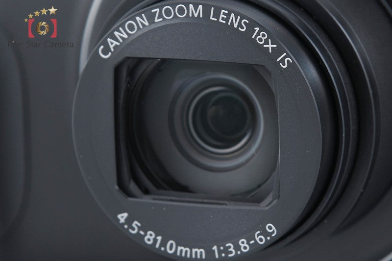 Canon Powershot SX600 HS Black 16.0 MP Digital Camera from Japan