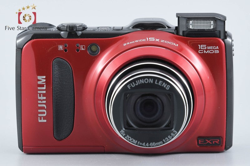 Fujifilm FinePix F550EXR Red 16.0 MP Digital Camera w/ Box from Japan