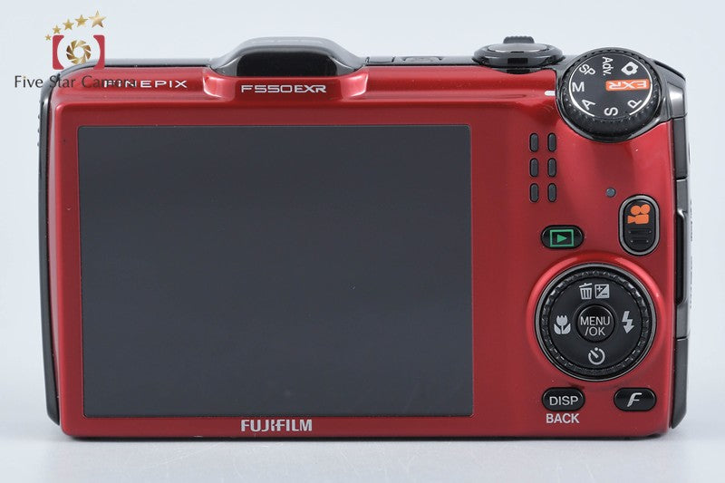 Fujifilm FinePix F550EXR Red 16.0 MP Digital Camera w/ Box from Japan