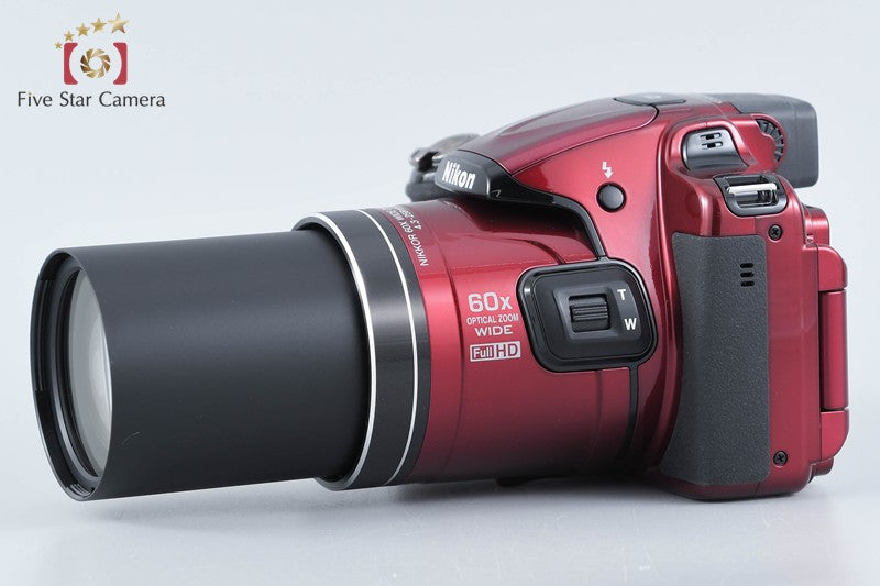 Nikon COOLPIX P600 Red 16.0 MP Digital Camera from Japan