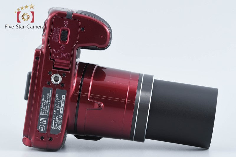 Nikon COOLPIX P600 Red 16.0 MP Digital Camera from Japan