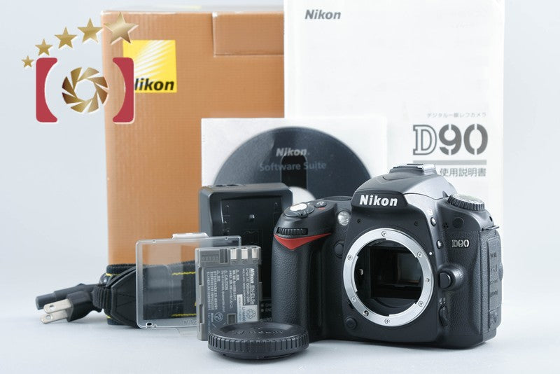 Nikon D90 12.3 MP DSLR Camera Body w/ Box from Japan