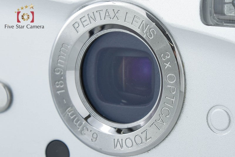 Pentax Optio W30 Silver 7.1 MP Waterproof Digital Camera from Japan