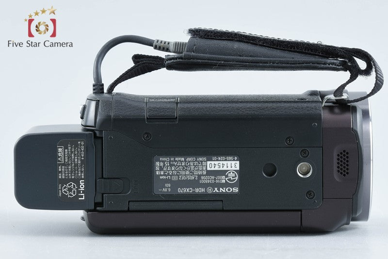 Sony Handycam HDR-CX670 Digital HD Camcorder [Multiple Languages] from Japan