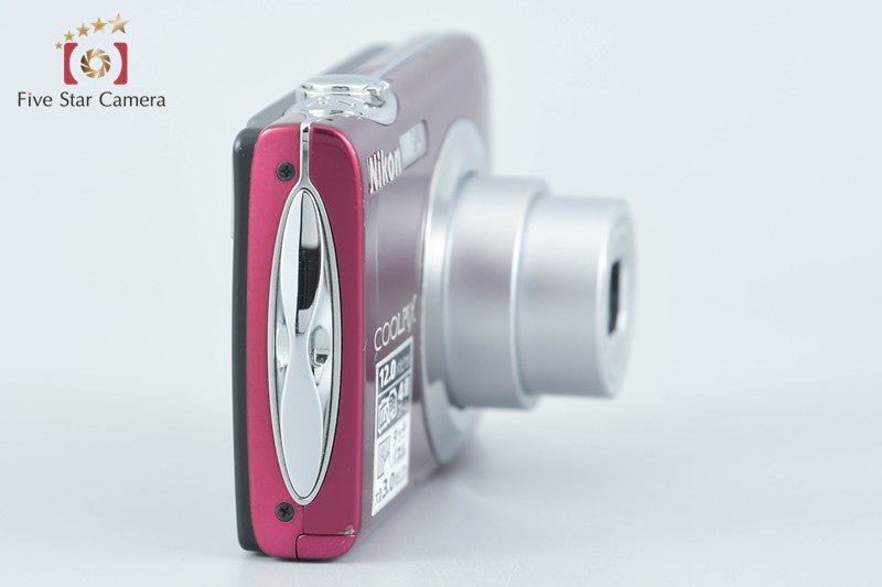 Nikon COOLPIX S4000 Ruby Red 12.0 MP Digital Camera from Japan