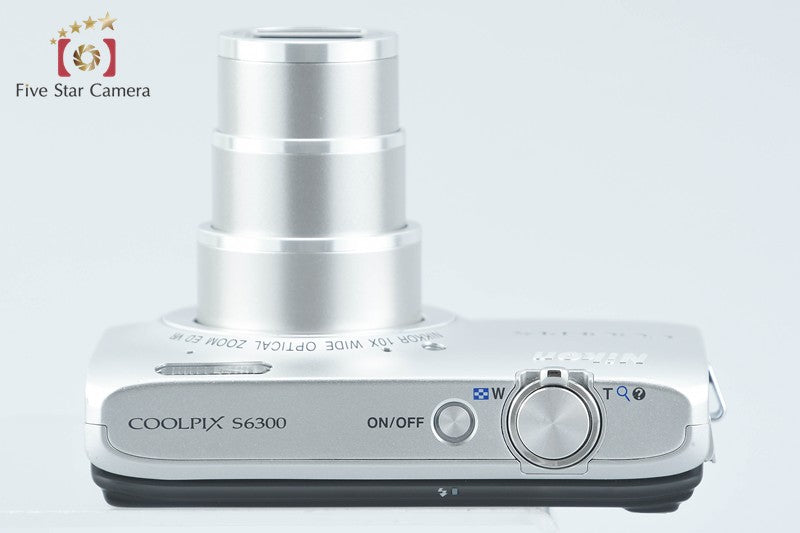 Nikon COOLPIX S6300 Crystal Silver 16.0 MP Digital Camera from Japan