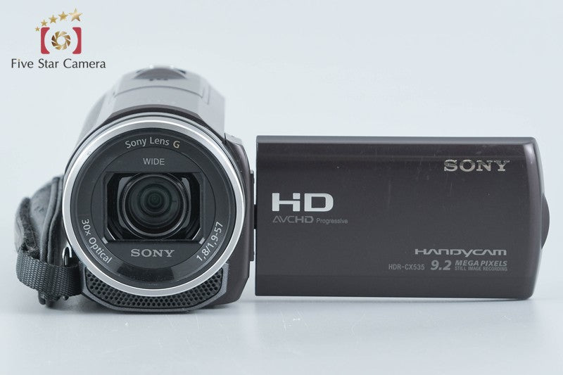 SONY HDR-CX535 Brown Video Camcorder [Japanese Language Only] from Japan