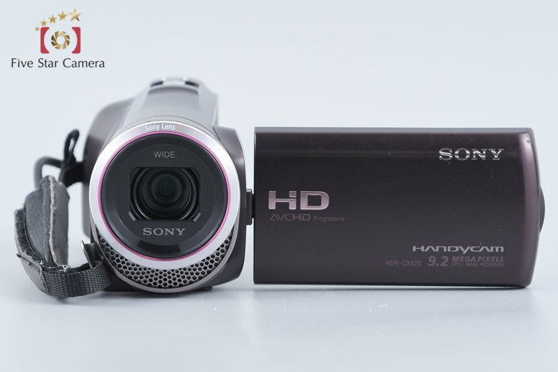 SONY Handycam HDR-CX420 Brown Video Camera [Japanese Language Only] from Japan
