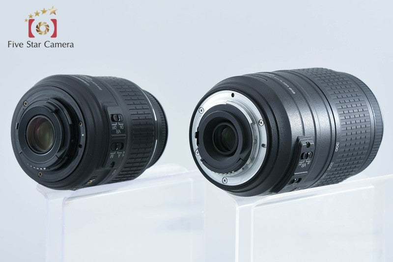 "Count 3,335" Nikon D5100 16.2 MP DSLR Camera 18-55 55-300 Lenses from Japan