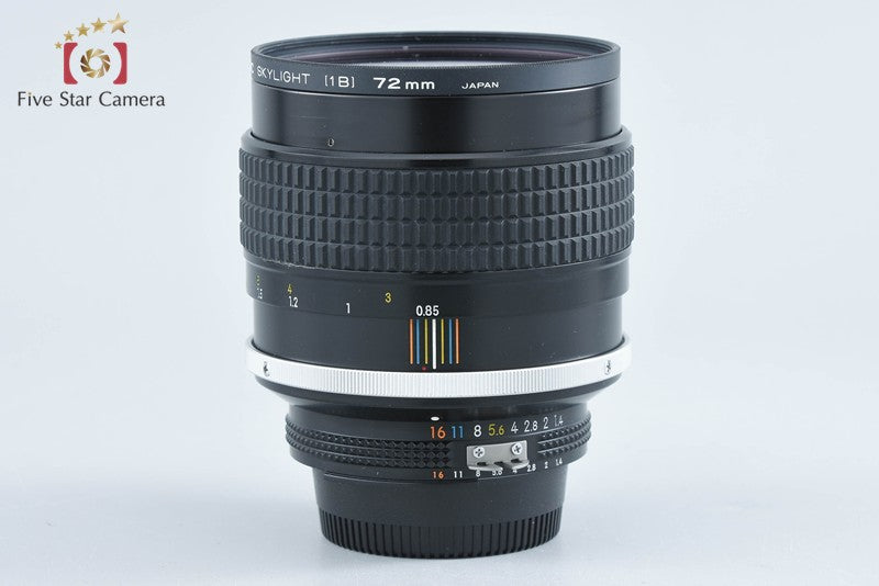 Nikon Ai-S NIKKOR 85mm f/1.4 2026.09 Overhauled!! from Japan