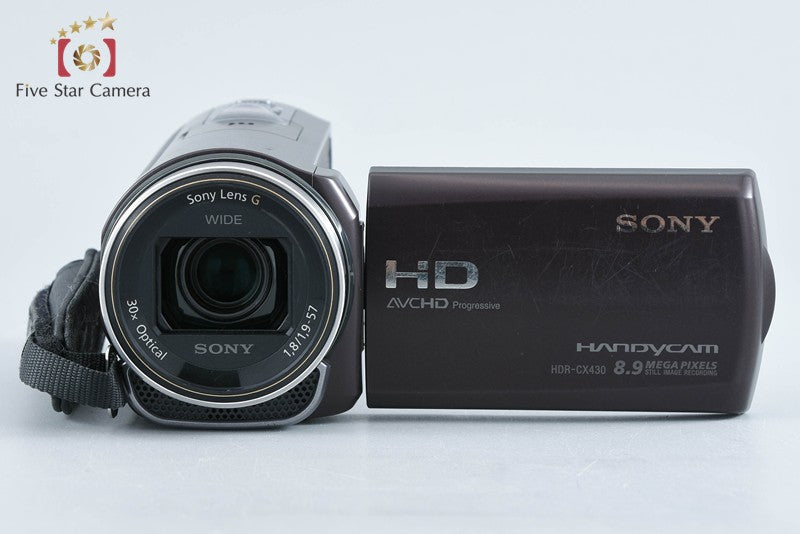 Sony Handycam HDR-CX430V Brown Video Camera [Japanese Language Only] from Japan