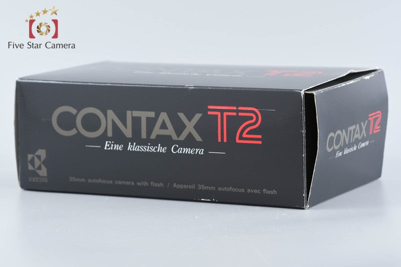 CONTAX T2 35mm Point & Shoot Film Camera w/ Box from Japan