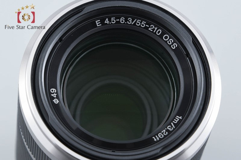 Sony E 55-210mm f/4.5-6.3 OSS Silver SEL55210 from Japan