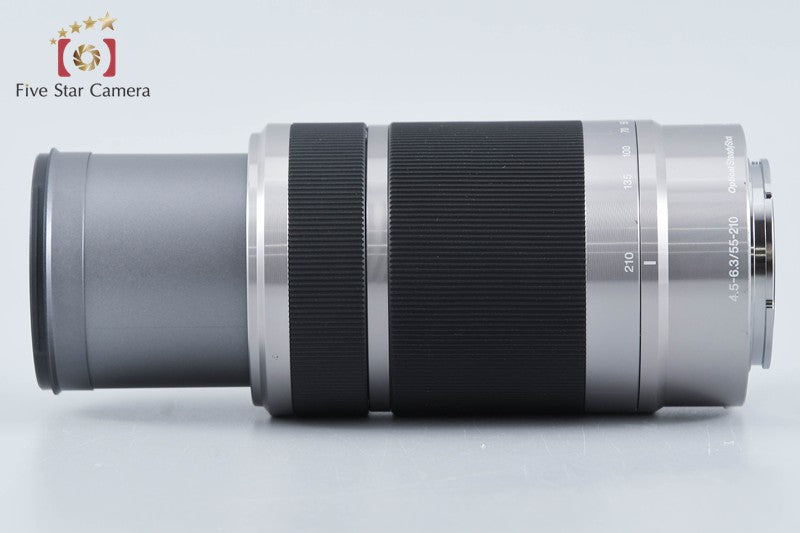 Sony E 55-210mm f/4.5-6.3 OSS Silver SEL55210 from Japan
