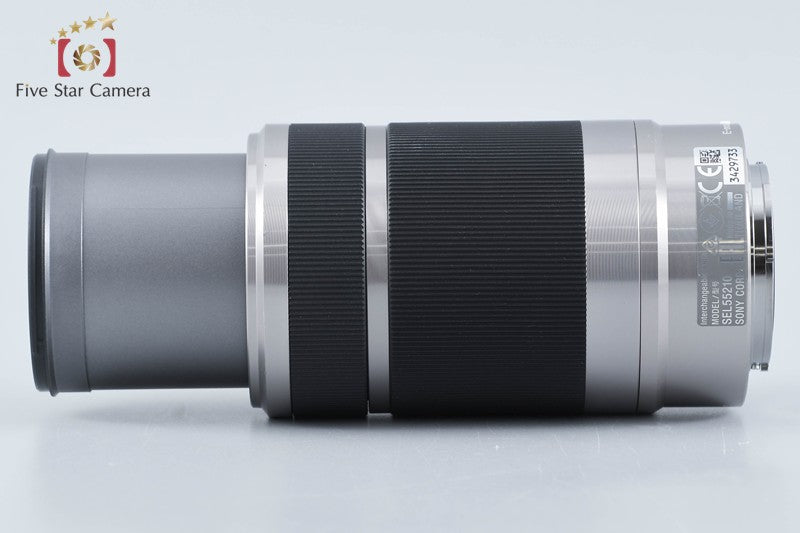 Sony E 55-210mm f/4.5-6.3 OSS Silver SEL55210 from Japan