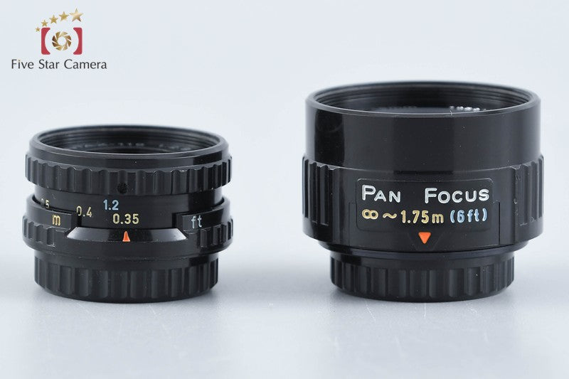 Pentax 110 PF 18mm f/2.8 + 110 24mm f/2.8 from Japan