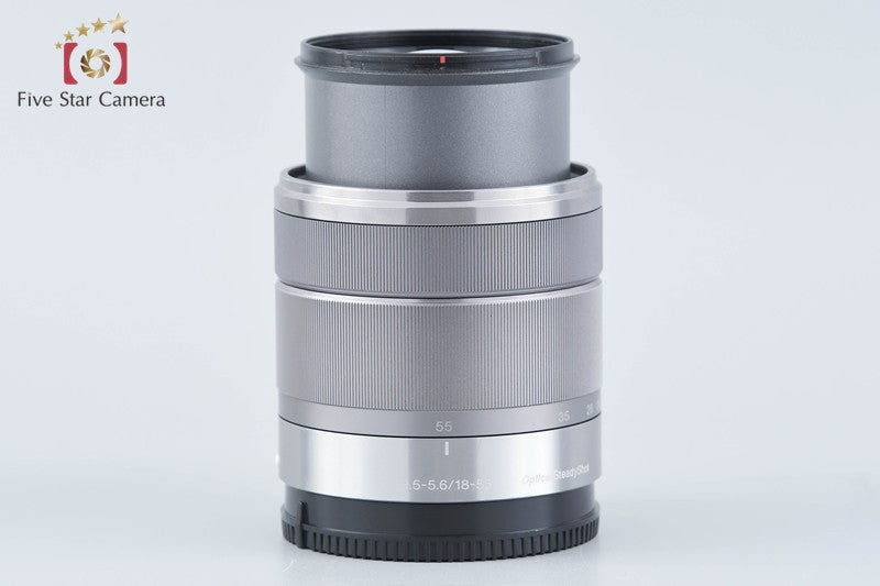 SONY E 18-55mm f/3.5-5.6 OSS SEL1855 Silver from Japan