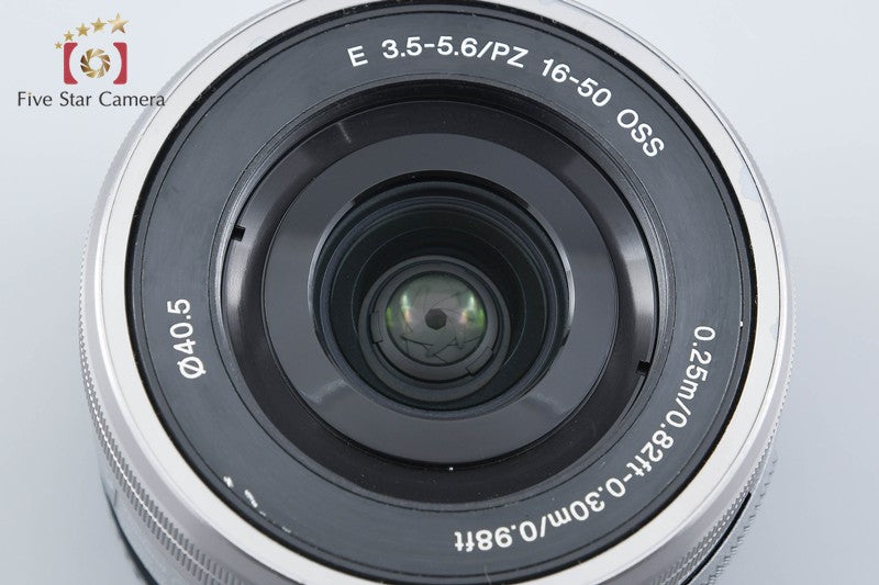 SONY E PZ 16-50mm f/3.5-5.6 OSS SELP1650 Silver Sony E Mount from Japan