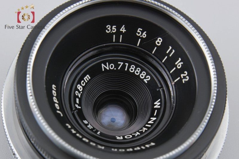 Nikon W-NIKKOR 28mm f/3.5 Nikon S Mount