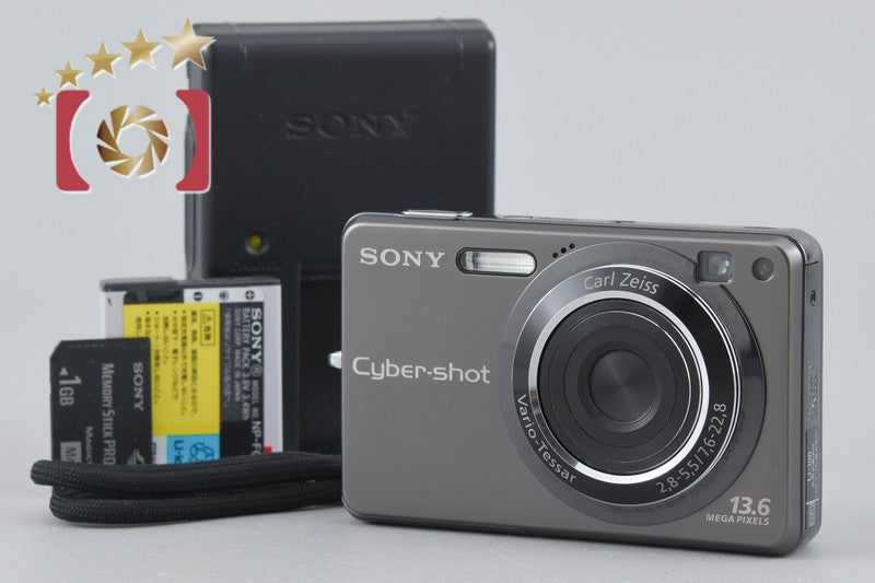Sony Cyber-Shot DSC-W300 Black 13.6 MP Digital Camera [Japanese Language Only]