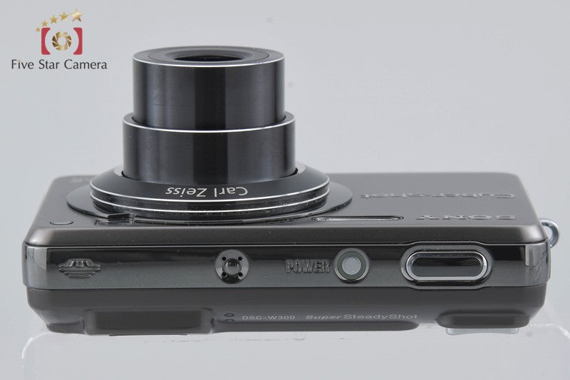 Sony Cyber-Shot DSC-W300 Black 13.6 MP Digital Camera [Japanese Language Only]