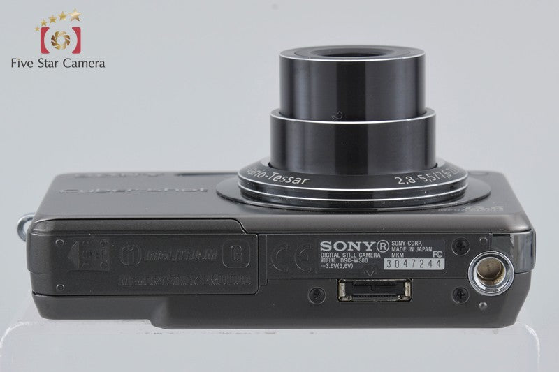 Sony Cyber-Shot DSC-W300 Black 13.6 MP Digital Camera [Japanese Language Only]