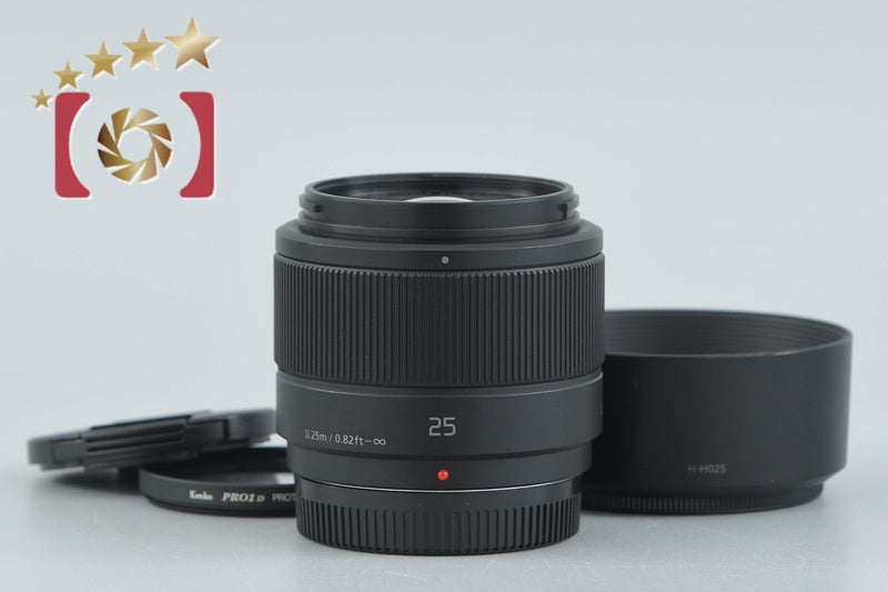 Panasonic LUMIX G 25mm f/1.7 ASPH. H-H025 Black