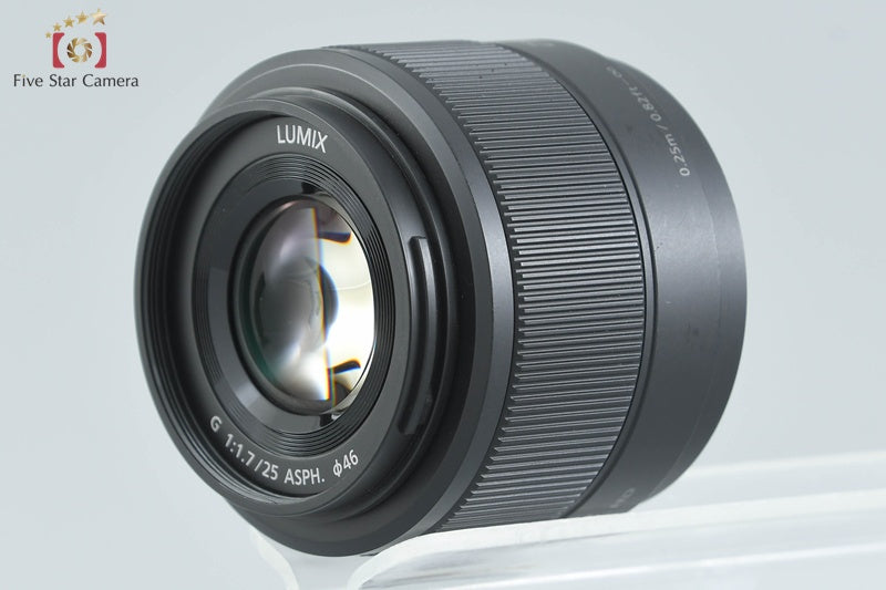 Panasonic LUMIX G 25mm f/1.7 ASPH. H-H025 Black
