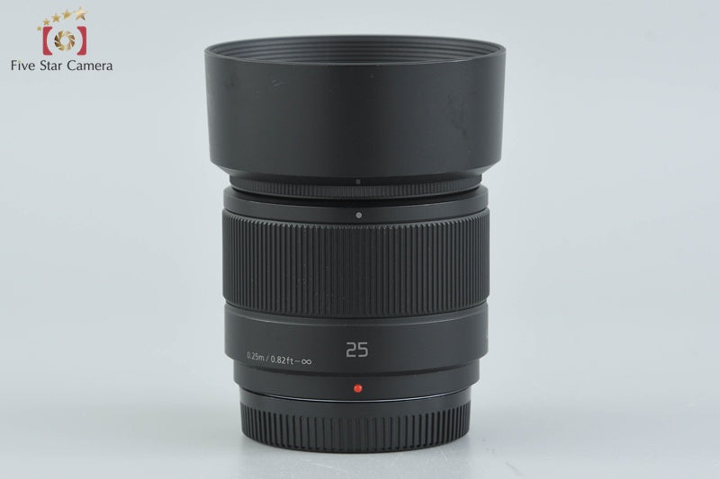 Panasonic LUMIX G 25mm f/1.7 ASPH. H-H025 Black