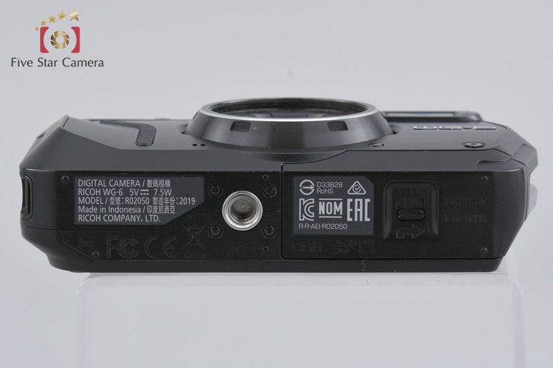 "Shutter count 4,641" Ricoh PENTAX WG-6 Black 20.0 MP Waterproof Action Camera