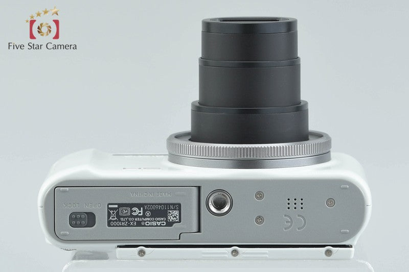 Casio HIGH SPEED EXILIM EX-ZR1000 White 16.1 MP Digital Camera