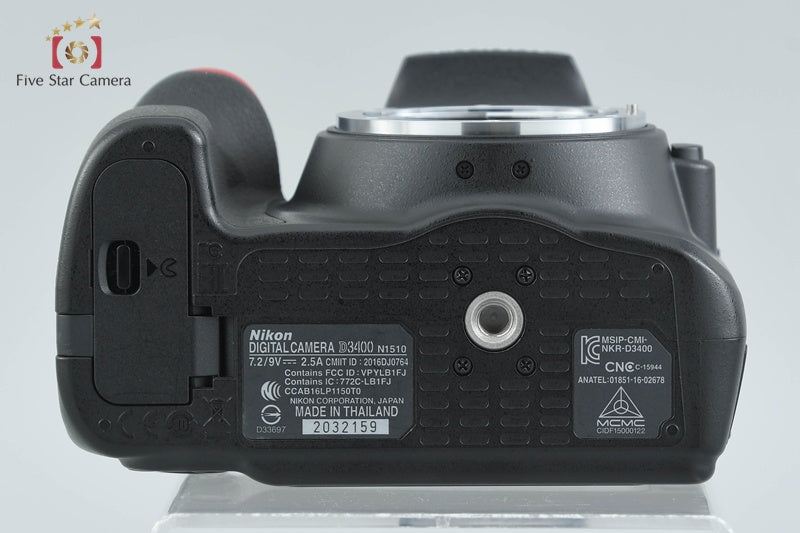 "Shutter count 656" Nikon D3400 Black 24.2 MP DSLR Camera