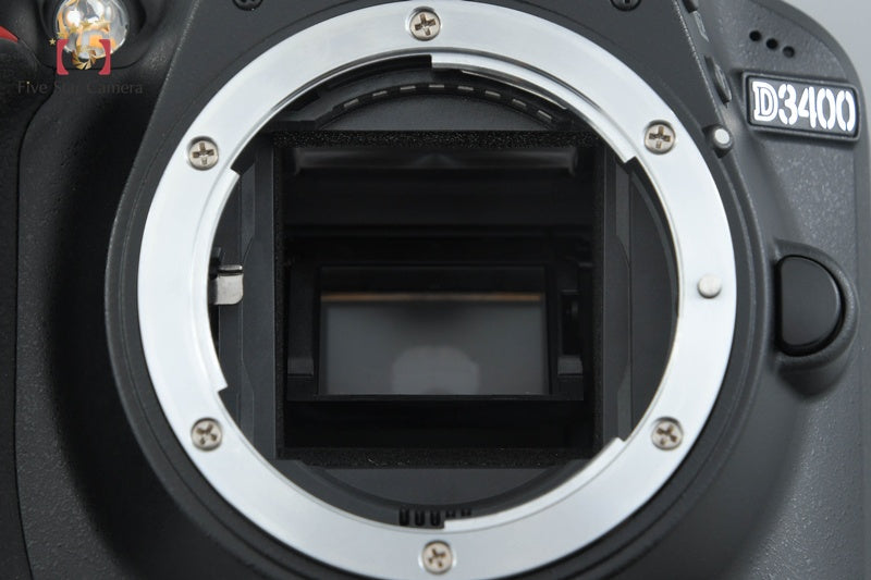 "Shutter count 656" Nikon D3400 Black 24.2 MP DSLR Camera