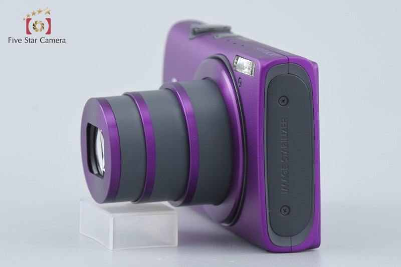 Canon IXY 600F Purple 12.1 MP Digital Camera