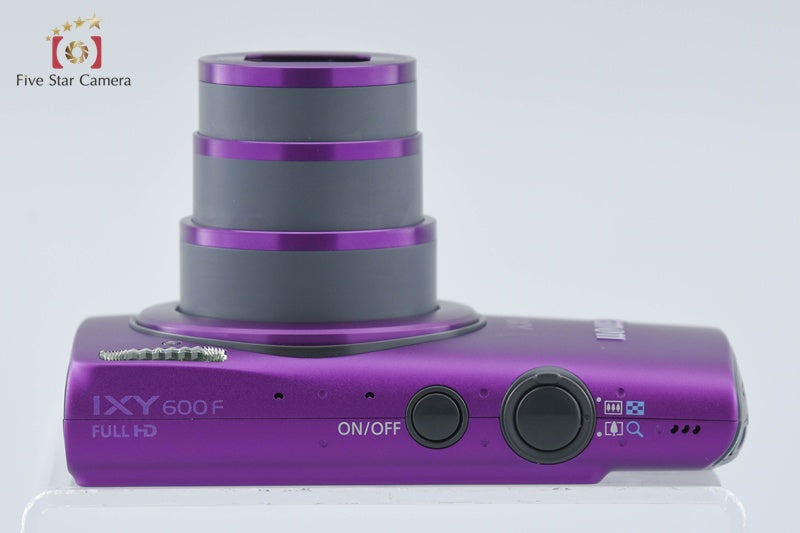 Canon IXY 600F Purple 12.1 MP Digital Camera