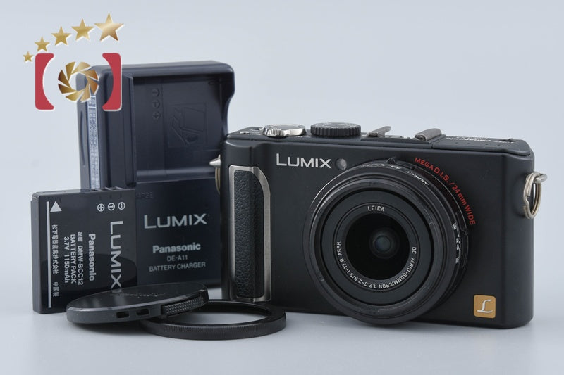 Panasonic LUMIX DMC-LX3 Black 10.1 MP Digital Camera [Japanese Language Only]
