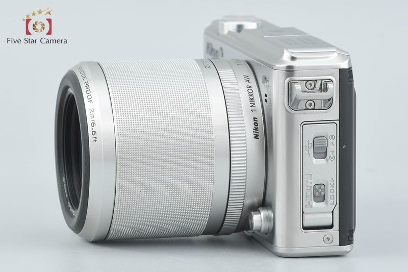 "Shutter count 622" Nikon 1 AW1 Silver 14.2 MP Digital Camera 11-27.5 Lens