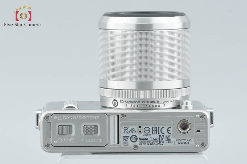 "Shutter count 622" Nikon 1 AW1 Silver 14.2 MP Digital Camera 11-27.5 Lens