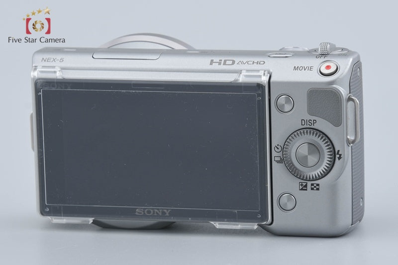 Sony Alpha α NEX-5 Silver 14.2 MP Mirrorless Camera [Japanese Language Only]