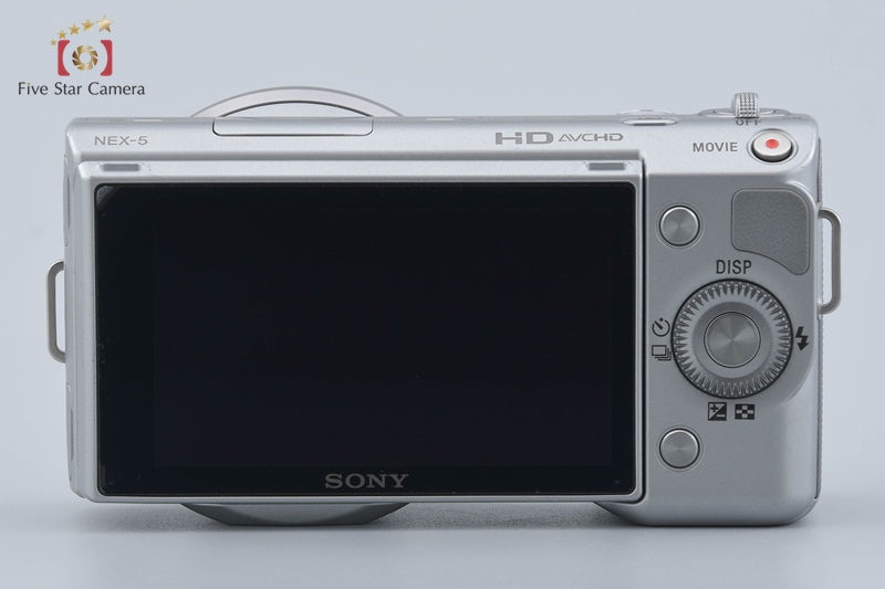 Sony Alpha α NEX-5 Silver 14.2 MP Mirrorless Camera [Japanese Language Only]