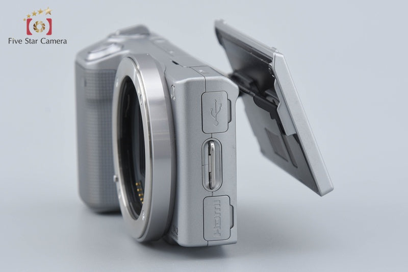 Sony Alpha α NEX-5 Silver 14.2 MP Mirrorless Camera [Japanese Language Only]